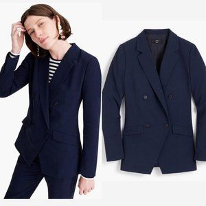 J.Crew Tall Double-breasted Blazer Japanese Weave